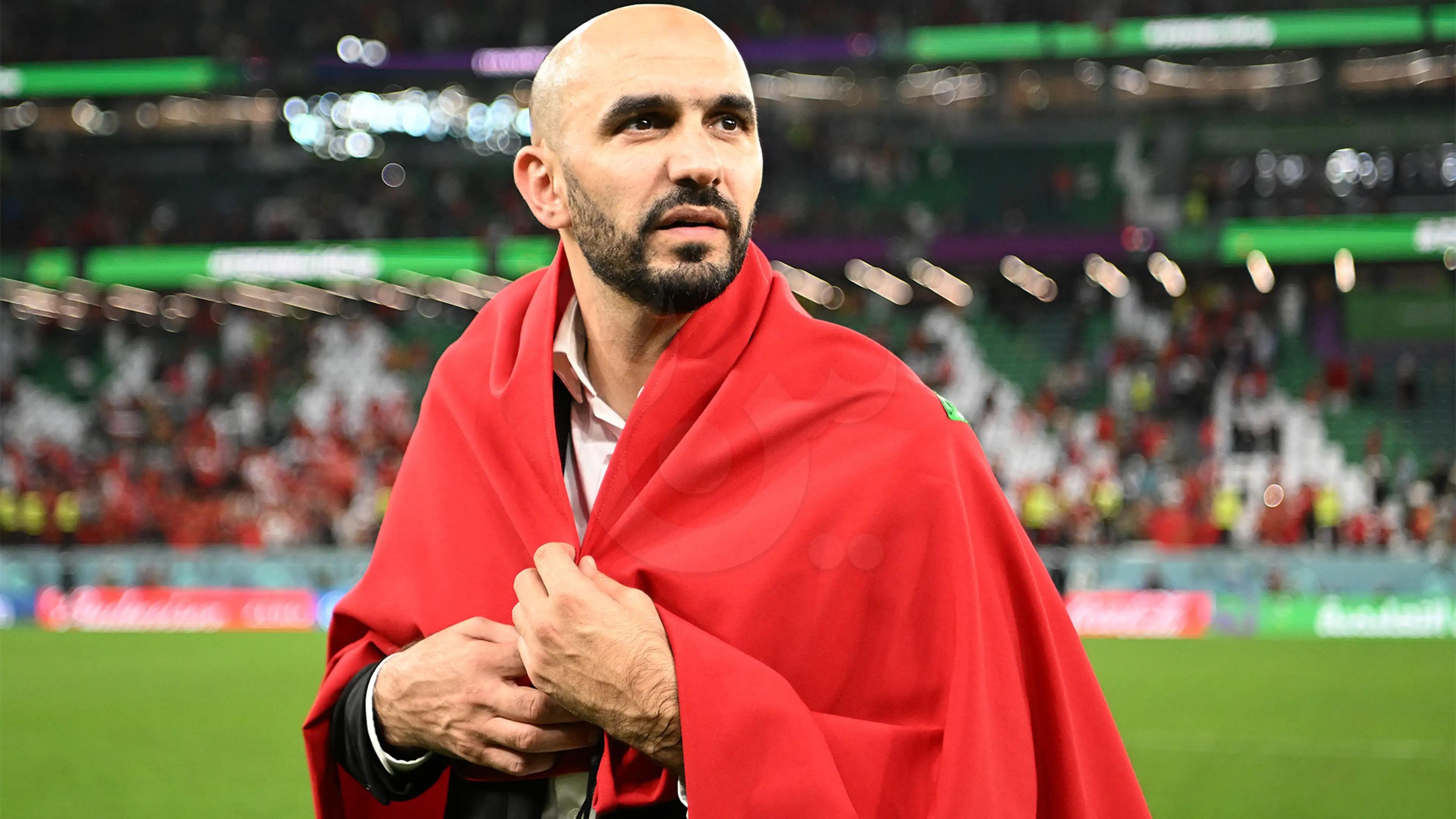 وليد الركراكي مدرب منتخب المغرب