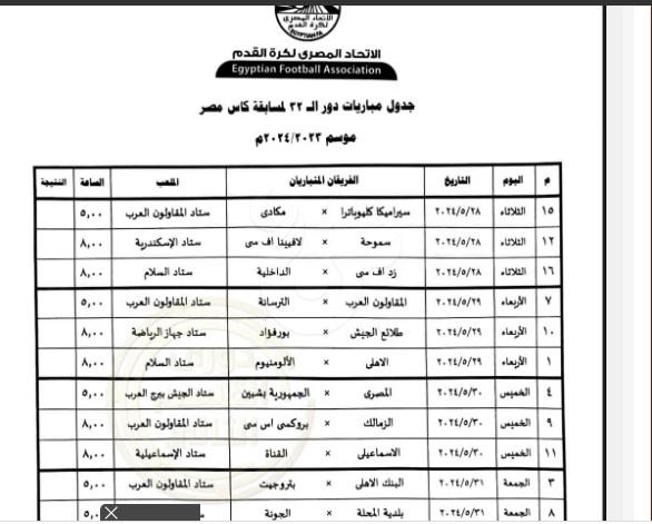 الأهلي يواجه الألومنيوم والزمالك يلتقي بروكسي.. تعرف على مواعيد دور الـ32 لكأس مصر