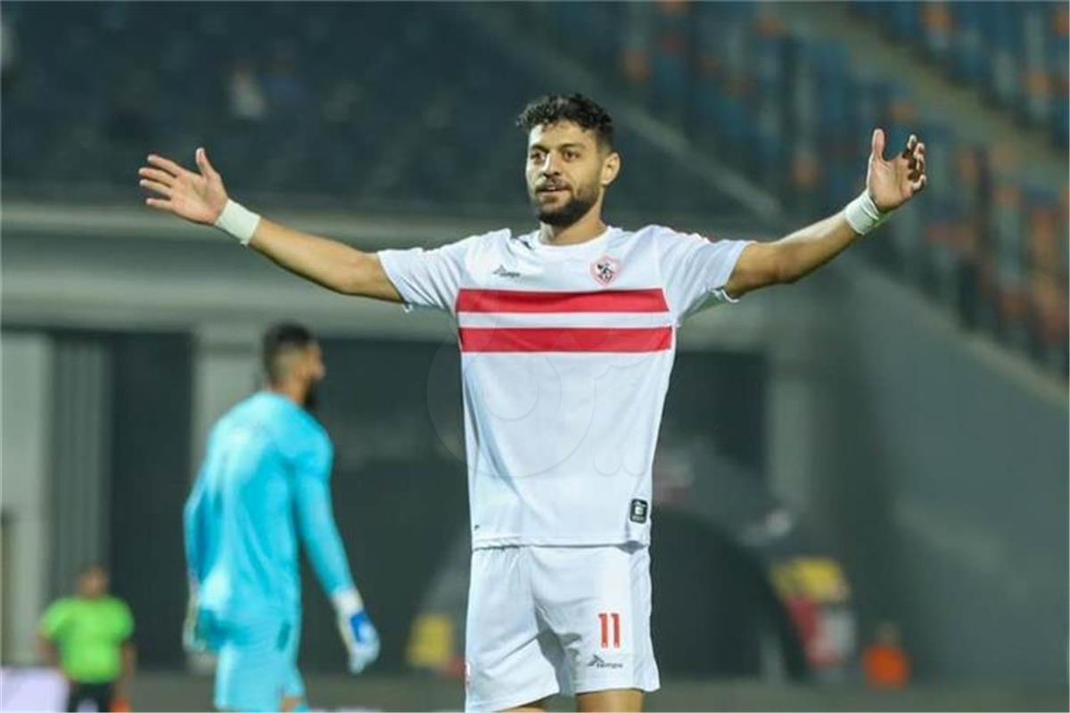 مصطفى شلبي يرفع  رأسه برقم جديد في مباراة الزمالك وسيراميكا كليوباترا