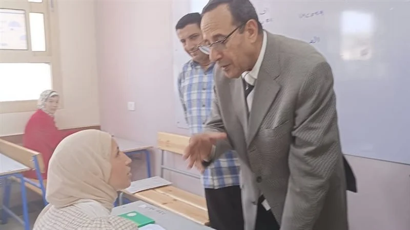 بالصور ... تفاصيل أول امتحان للثانوية العامة بشمال سيناء