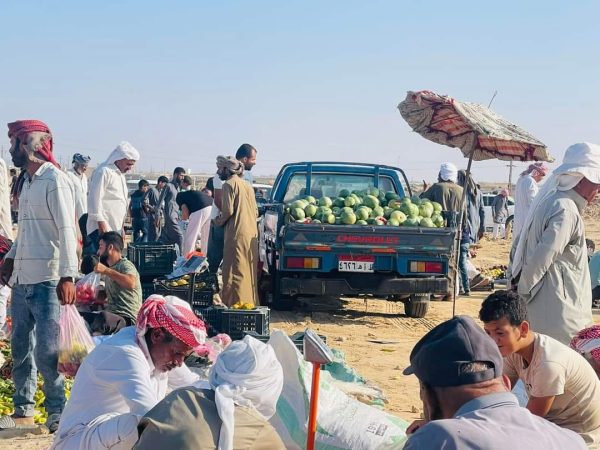 رئيس مركز ومدينة الشيخ زويد يتفقد "سوق الجورة" في شمال سيناء ويشدد على أهمية النظافة والخدمات