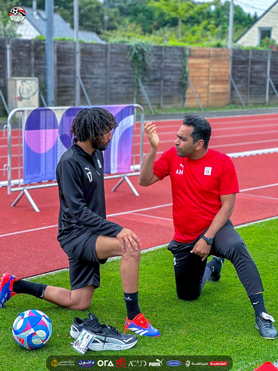 بالصور: المنتخب الأولمبي يختتم تدريباته بحماسة استعدادًا لمواجهة أوزبكستان في أولمبياد باريس