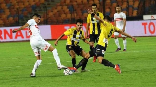 المقاولون العرب يتقدم على الزمالك بهدف نظيف في الدقيقة 30 من المبارة المقامة على ستاد الجبل الأخضر