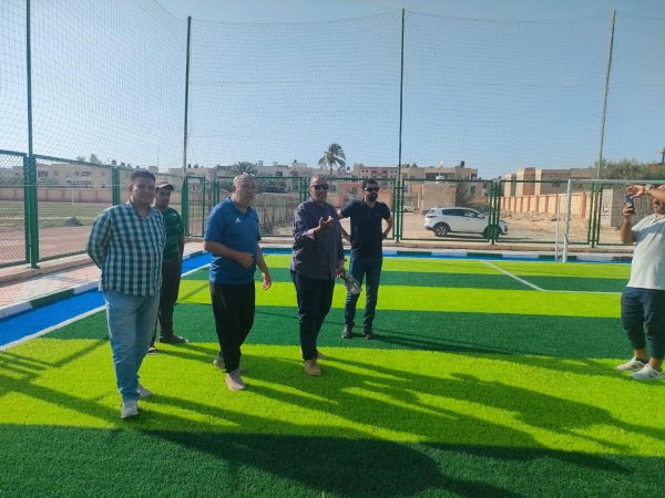 تسليم ملاعب خماسية جديدة في شمال سيناء لتطوير البنية التحتية الرياضية