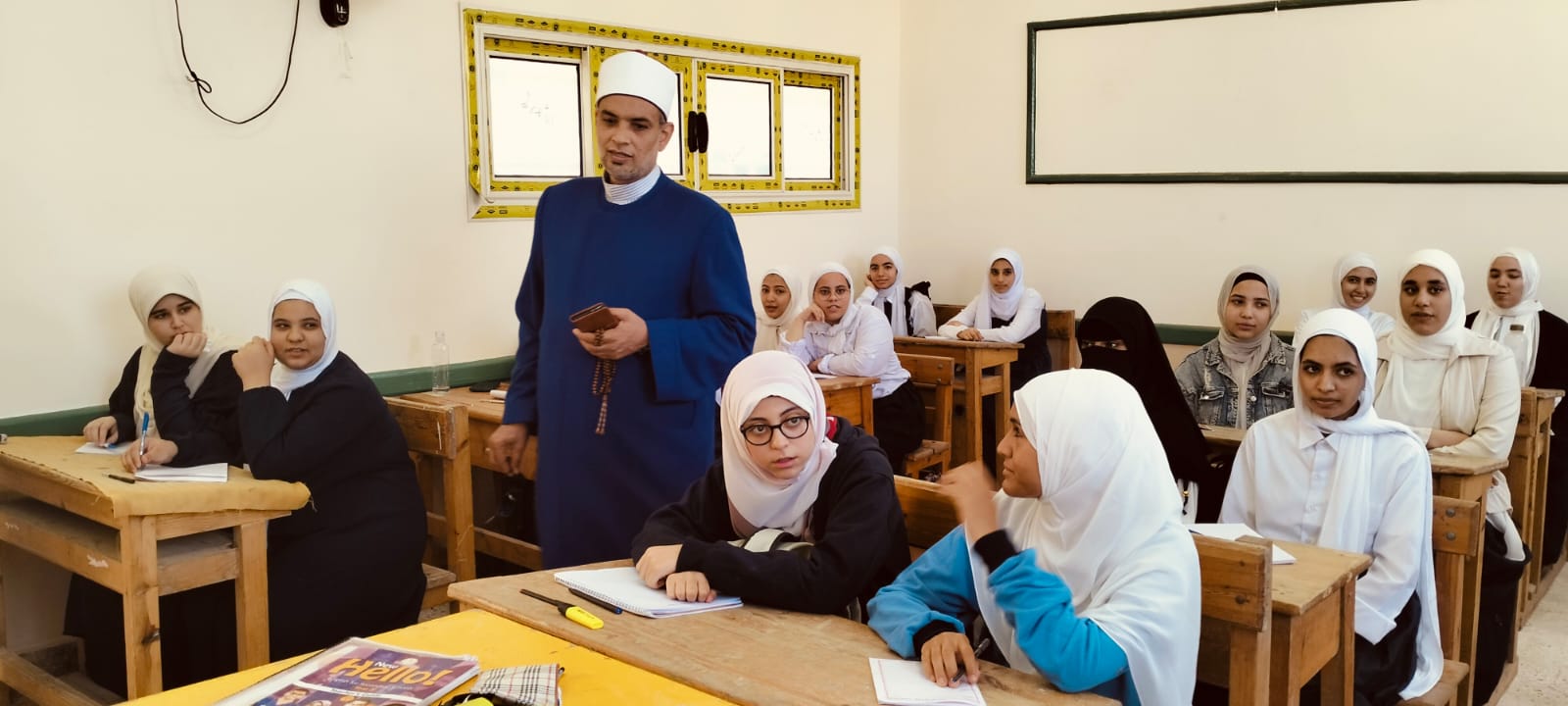 شمال سيناء الأزهرية تستقبل العام الدراسي الجديد والعريف يتفقد مجمع المساعيد التعليمي