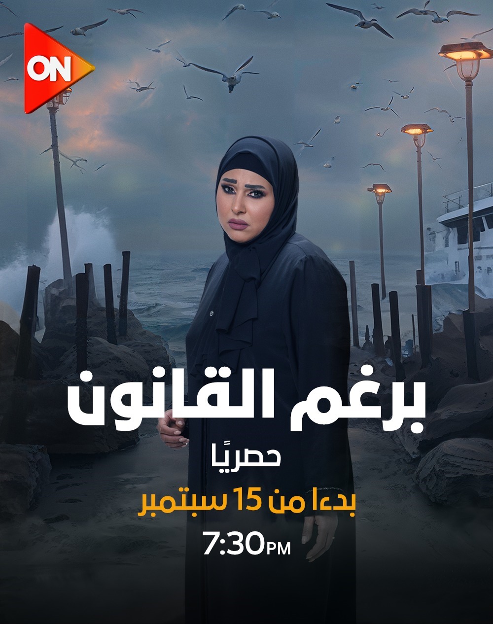 بالصور..النجمة إيمان العاصي تقدم تجربة درامية فريدة من نوعها في مسلسل "برغم القانون"