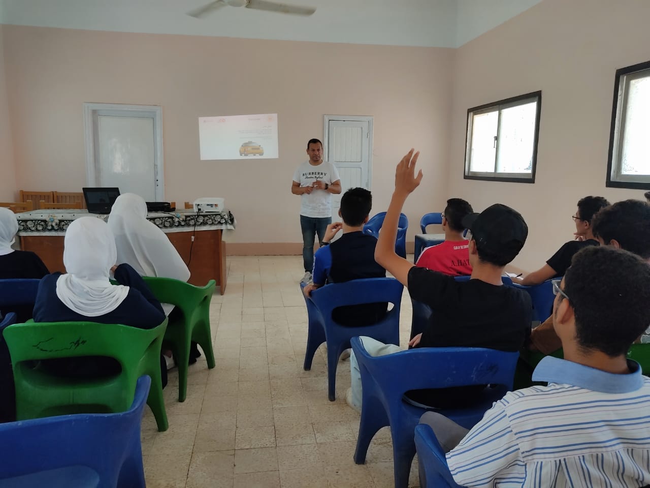 محاضرة عن مخططات القيمة في رياده الاعمال بمركز التنميه الشبابية بالطور