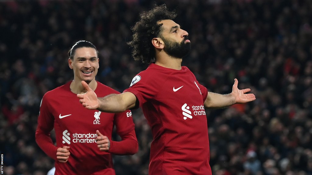 محمد صلاح يحقق انتصار سهل على مضيفه مانشستر يونايتد بثلاثة أهداف دون مقابل