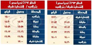 سكك حديد مصر تطلق قطارات جديدة فائقة السرعة على خطي بئر العبد والمناشي