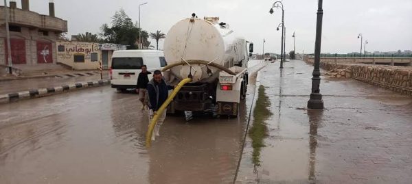 شمال سيناء تعلن حالة الطوارئ بعد موجة الأمطار الغزيرة والرياح العاتية