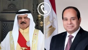 الرئيس السيسي وملك البحرين يؤكدان على ضرورة الوقف الفوري لإطلاق النار بغزة