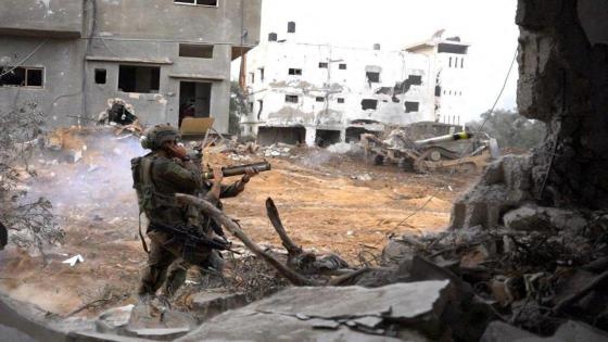 FILE PHOTO: Israeli soldiers operate in the Gaza Strip amid the ongoing conflict between Israel and the Palestinian Islamist group Hamas, in this handout picture released on December 14, 2023. Israel Defense Forces/Handout via REUTERS THIS IMAGE HAS BEEN SUPPLIED BY A THIRD PARTY/File Photo