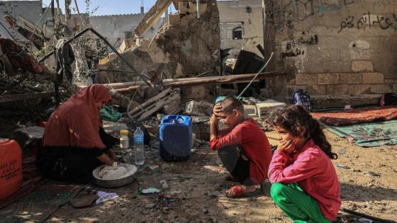 معاناة أطفال غزة 