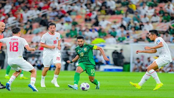 التعادل الإيجابي للمنتخب السعودي الأول لكرة القدم أمام إندونيسيا بهدف لكل فريق